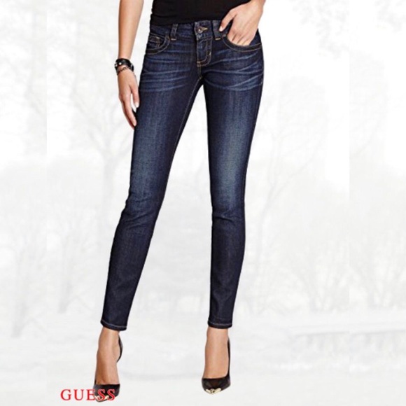 Guess Denim - GUESS Daredevil Skinny Dark Wash Skinny Jeans